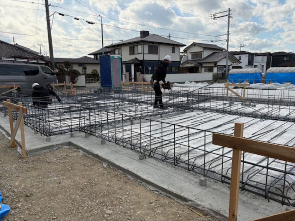 加古川市基礎鉄筋工事