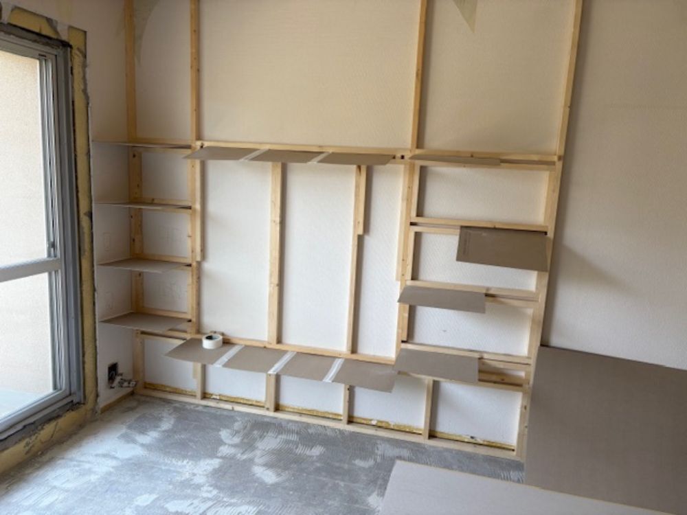 明石市マンションテレビ台作成