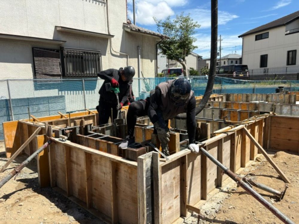 播磨町新築基礎工事