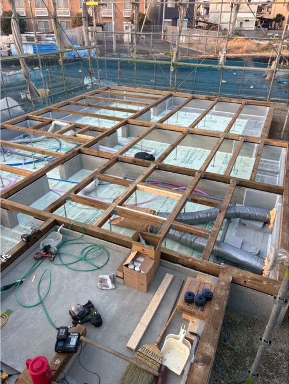 加古川市新築土台工事