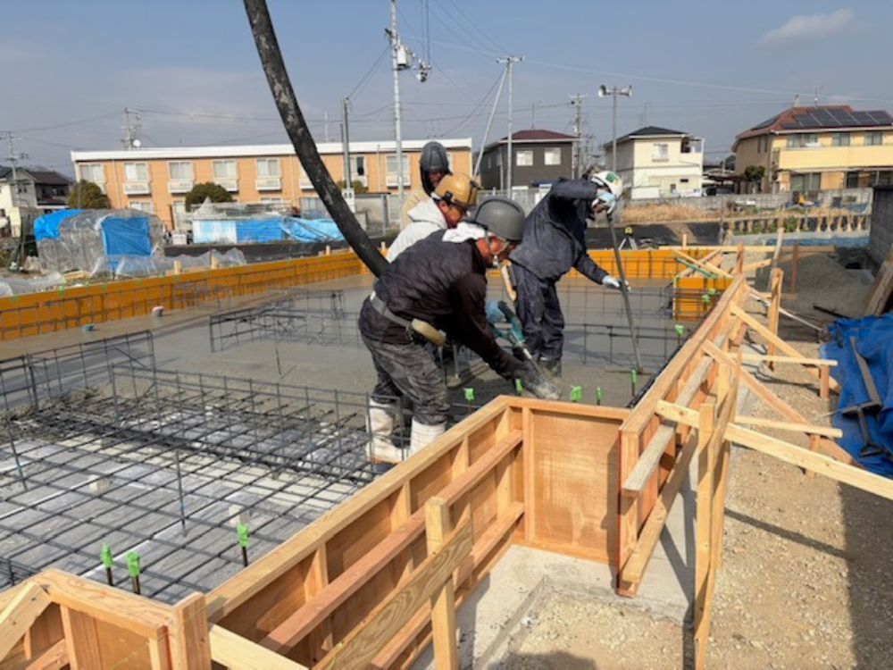 加古川市新築基礎コンクリート工事