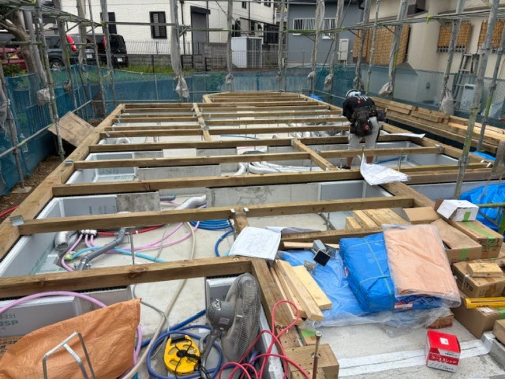 播磨町土台工事