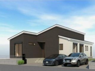 新築平屋建てのパース図