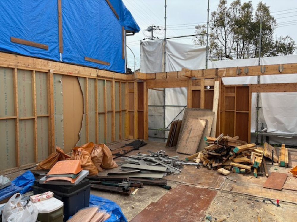 神戸市須磨区ツーバイフォー解体