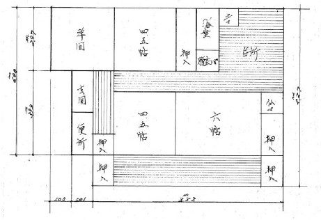中古平家物件間取り図