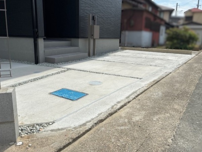 古田新築戸建駐車場
