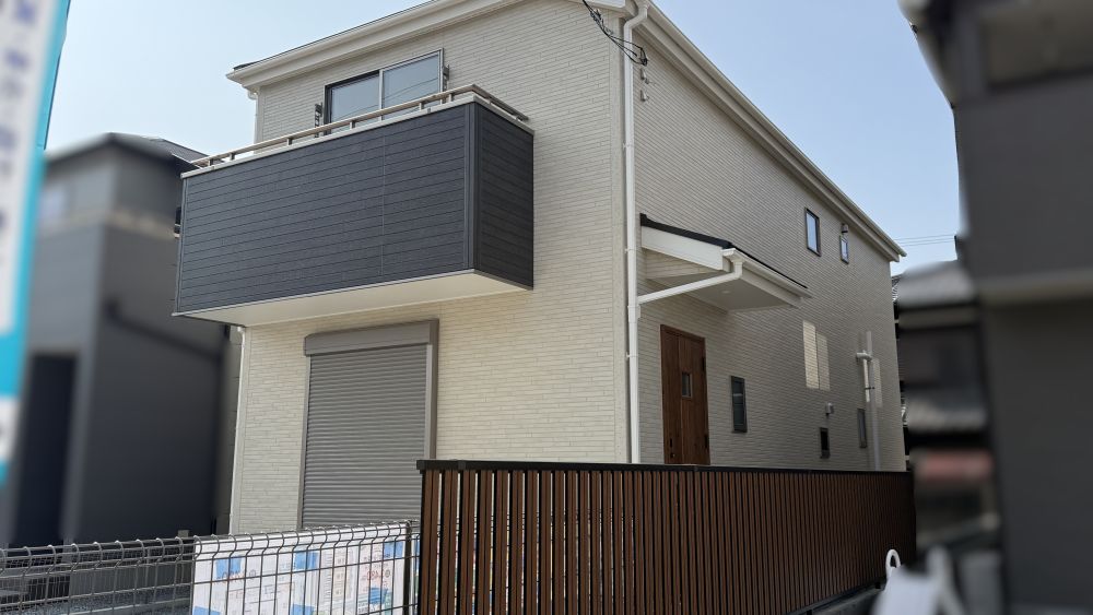 新築分譲１号棟全体写真