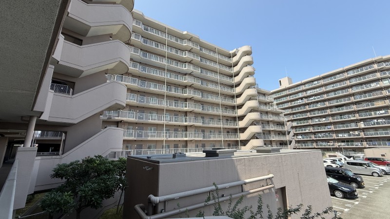 サンシティ本荘壱番館廊下側外観