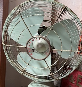 昭和レトロな扇風機
