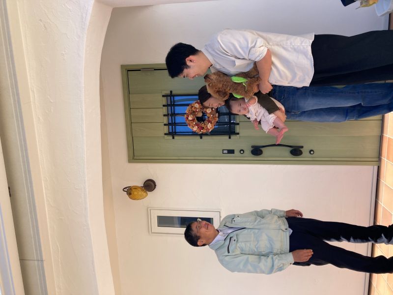 お施主様と池田社長