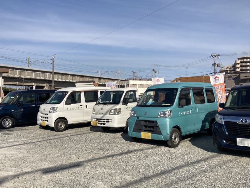 移動させた社用車