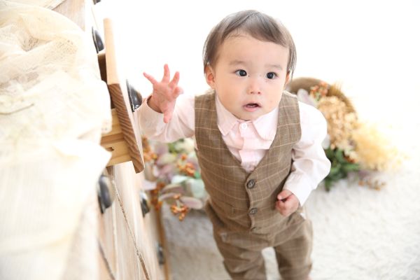 フォトスタジオで撮影