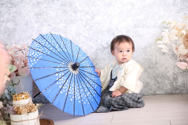 和装もカッコイイわが子