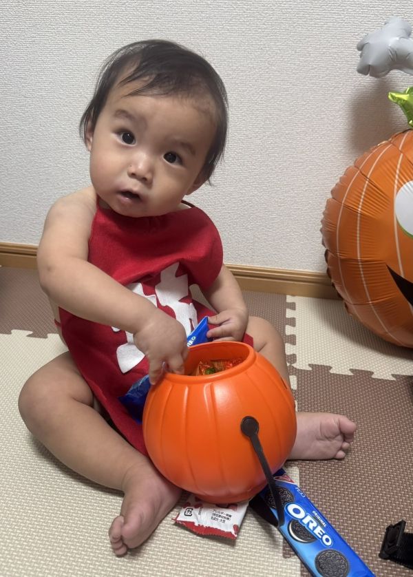 こどもとハロウィンのお菓子