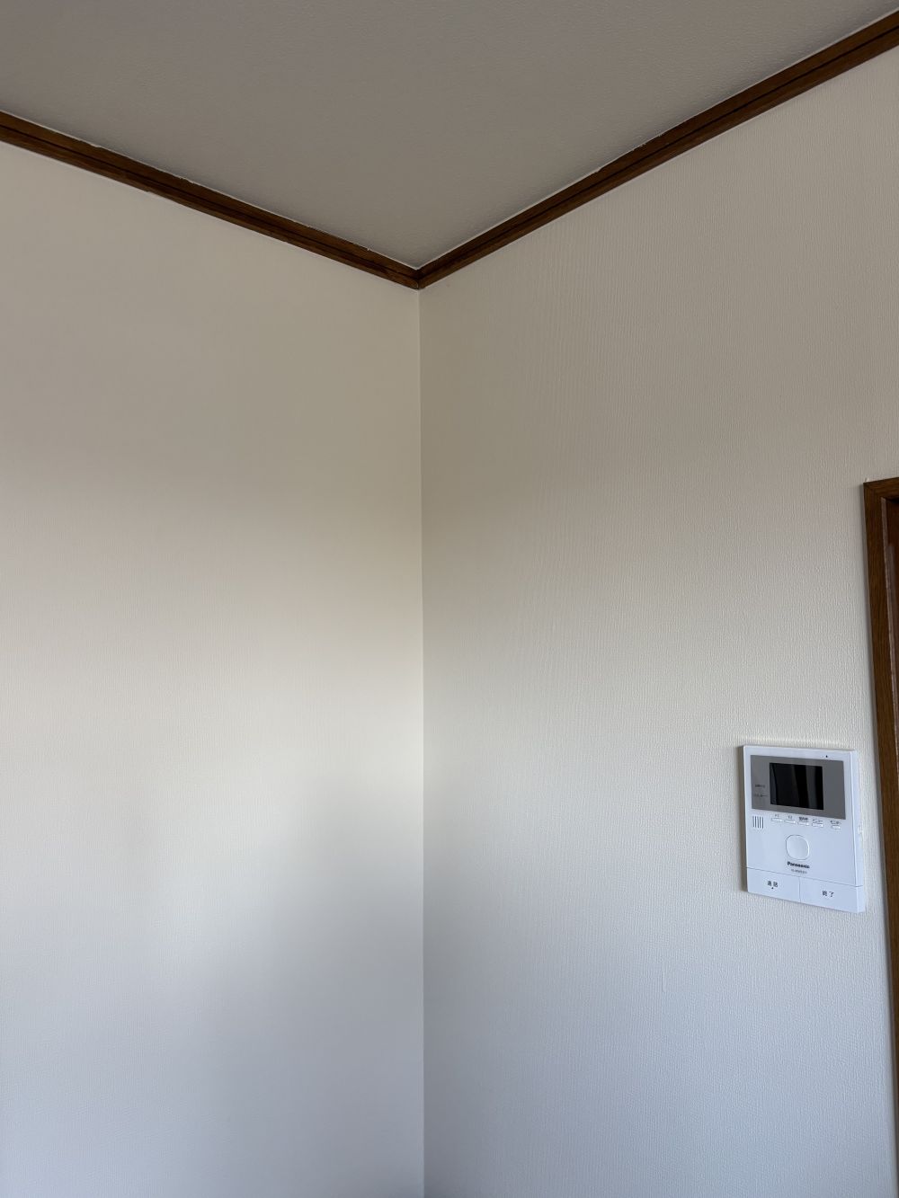 ペンキを塗ったリビングの天井