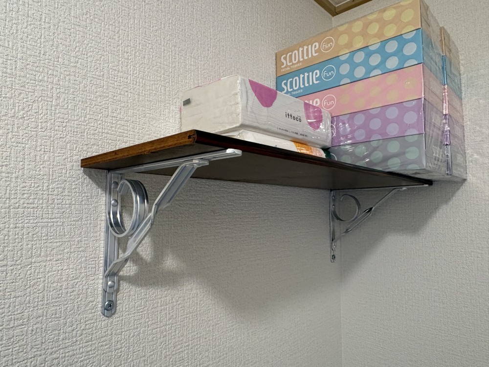 リメイクしたトイレの棚